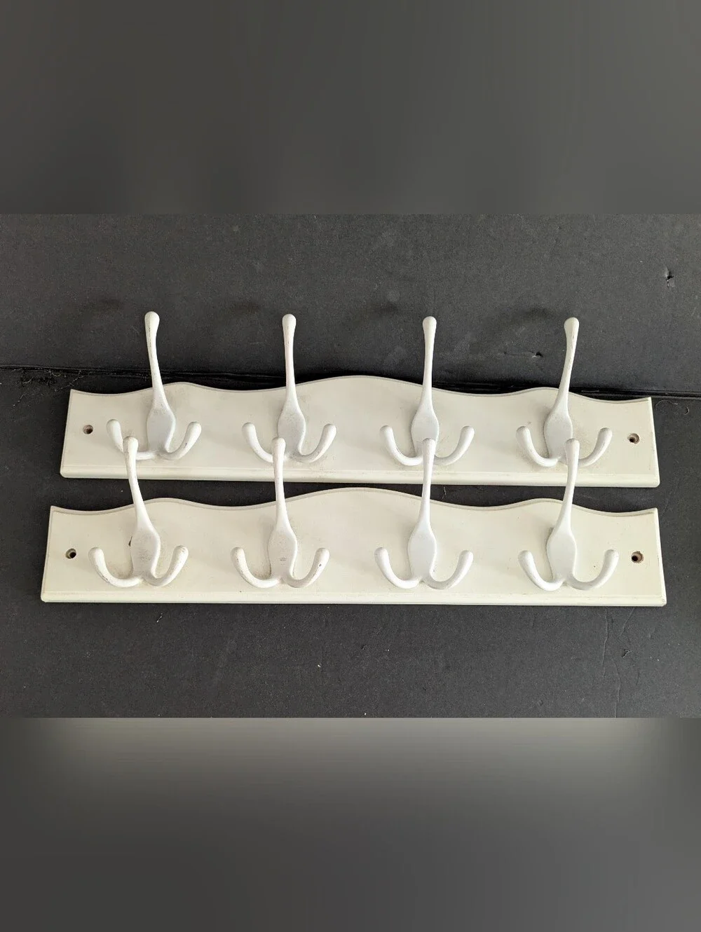 Shelves Wall Decor Rack White Wall Mounted Bundle Two 18 x 3.5